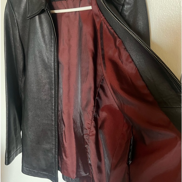 🖤lambs leatherWHET BLU REAL LAMBS LEATHER JACKET🖤🎁LIKE NEW CONDITION 🎁XS😎 - Picture 4 of 6